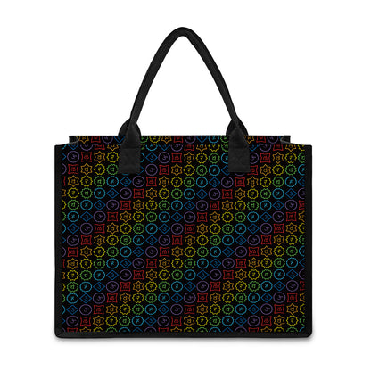 Reiki And The Seven Chakras Print Canvas Tote Bag