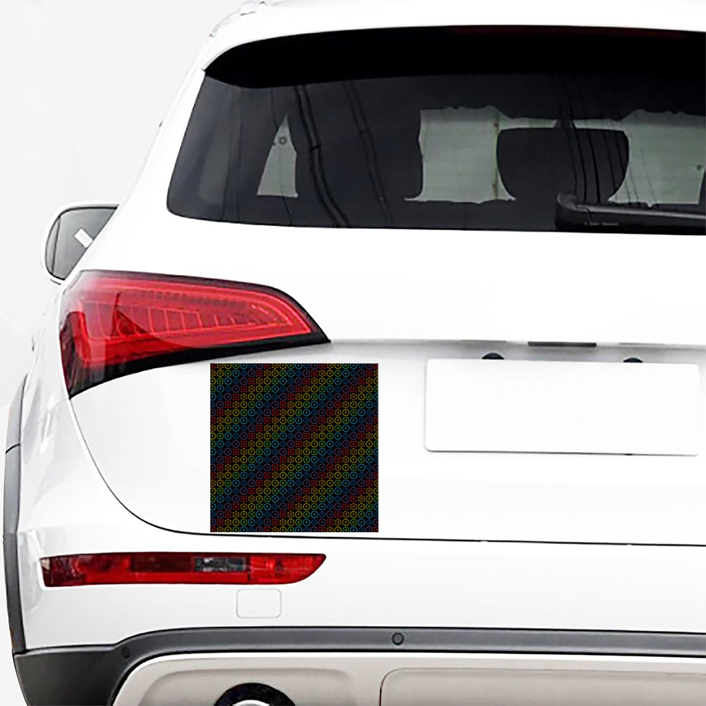 Reiki And The Seven Chakras Print Car Sticker