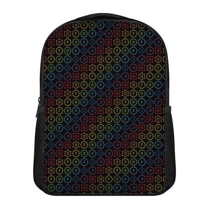 Reiki And The Seven Chakras Print Casual Backpack