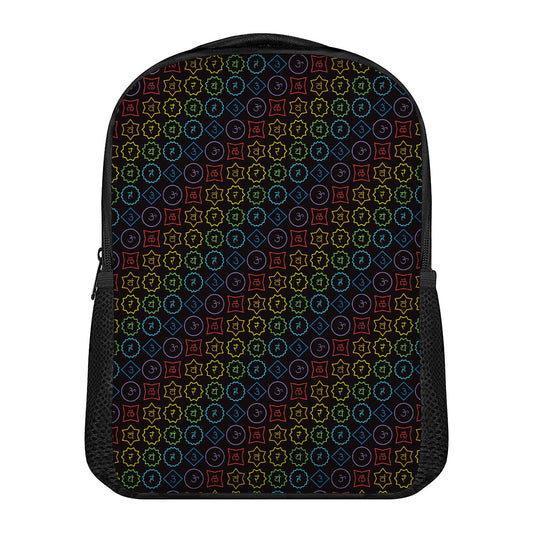 Reiki And The Seven Chakras Print Casual Backpack