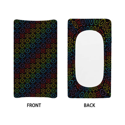 Reiki And The Seven Chakras Print Changing Pad Cover