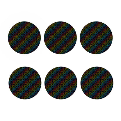 Reiki And The Seven Chakras Print Coaster Set