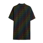 Reiki And The Seven Chakras Print Cotton Hawaiian Shirt