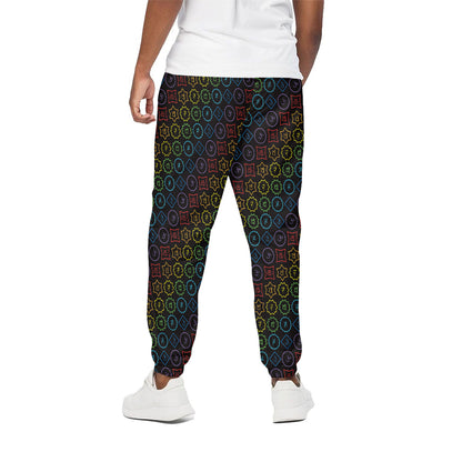 Reiki And The Seven Chakras Print Cotton Pants
