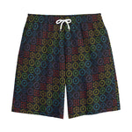 Reiki And The Seven Chakras Print Cotton Shorts