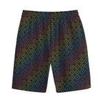 Reiki And The Seven Chakras Print Cotton Shorts