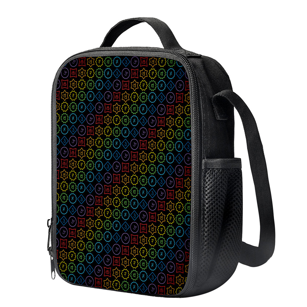 Reiki And The Seven Chakras Print Crossbody Lunch Bag