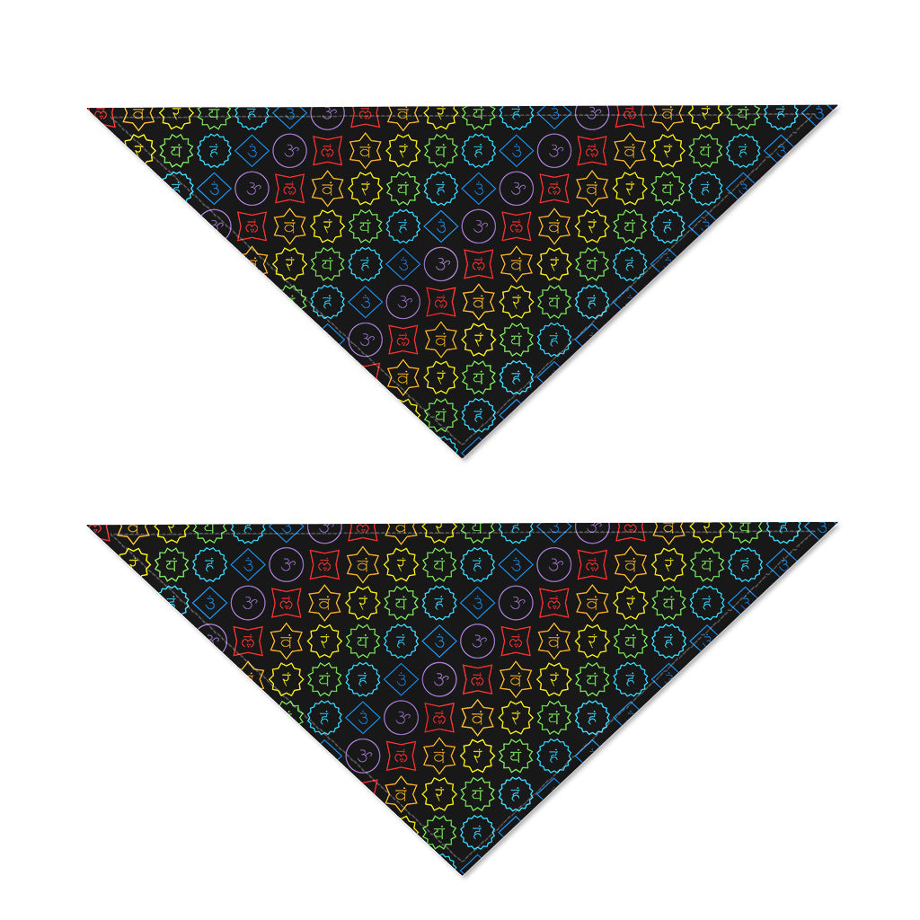 Reiki And The Seven Chakras Print Dog Bandana