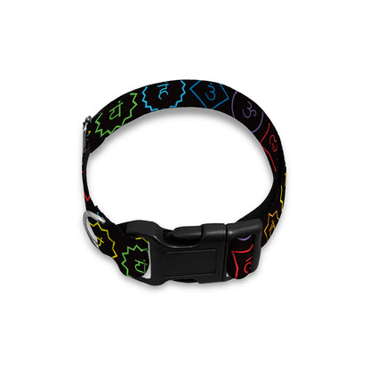Reiki And The Seven Chakras Print Dog Collar