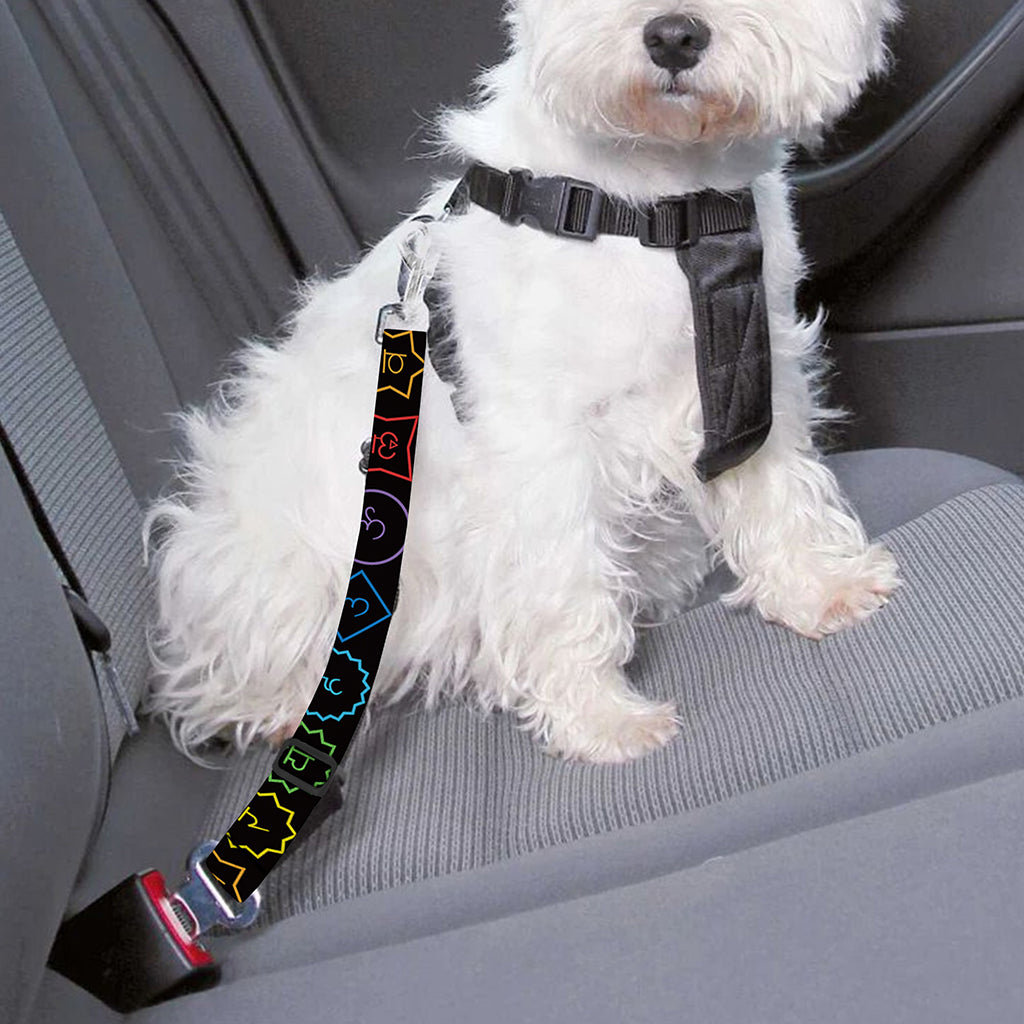 Reiki And The Seven Chakras Print Dog Seat Belt