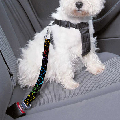 Reiki And The Seven Chakras Print Dog Seat Belt