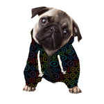 Reiki And The Seven Chakras Print Dog Zip Up Hoodie