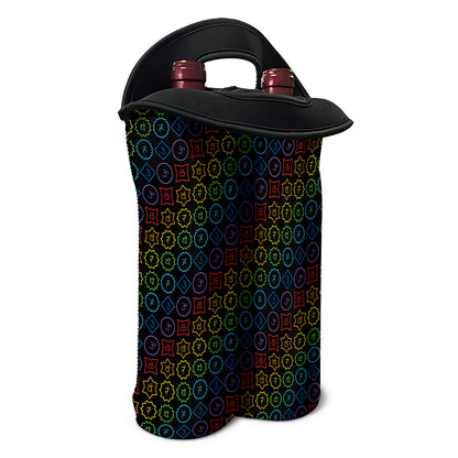 Reiki And The Seven Chakras Print Double Neoprene Wine Tote