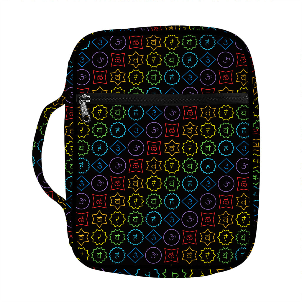 Reiki And The Seven Chakras Print Front Pocket Bible Bag