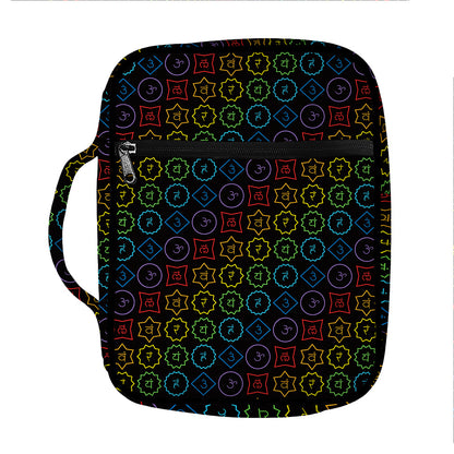 Reiki And The Seven Chakras Print Front Pocket Bible Bag