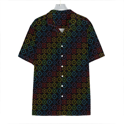 Reiki And The Seven Chakras Print Hawaiian Shirt