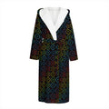 Reiki And The Seven Chakras Print Hooded Bathrobe