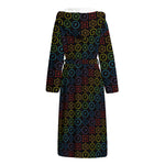 Reiki And The Seven Chakras Print Hooded Bathrobe