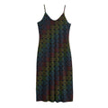 Reiki And The Seven Chakras Print Jersey Midi Cami Dress