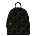 Reiki And The Seven Chakras Print Leather Backpack