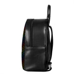 Reiki And The Seven Chakras Print Leather Backpack