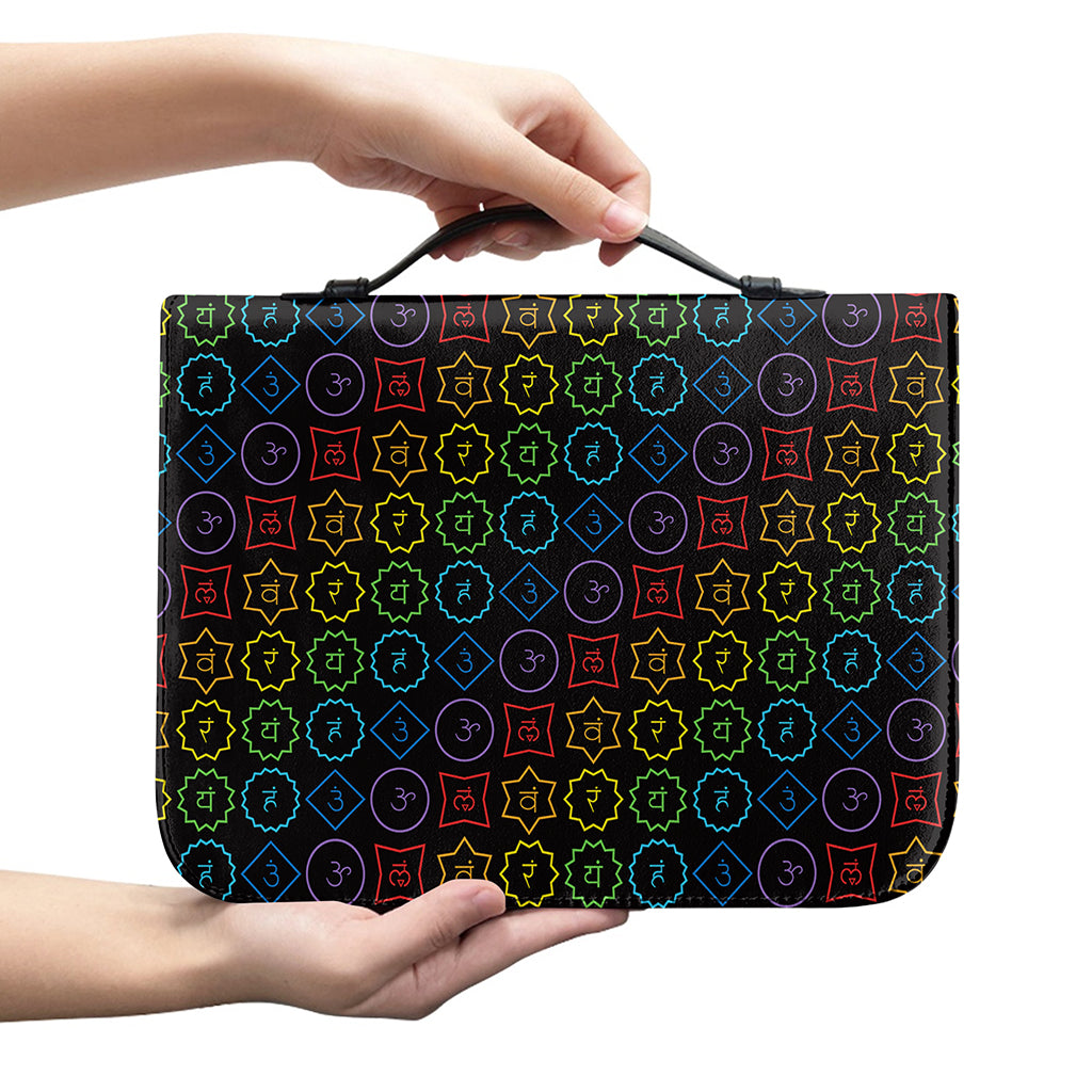 Reiki And The Seven Chakras Print Leather Bible Cover
