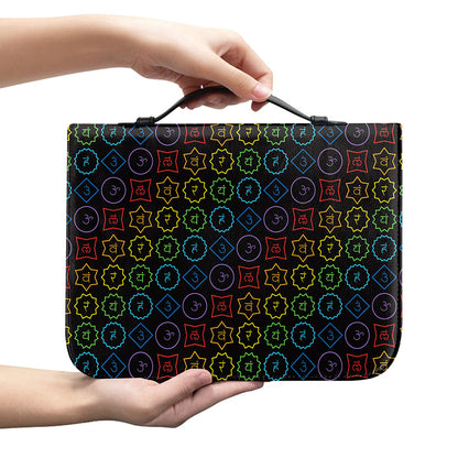 Reiki And The Seven Chakras Print Leather Bible Cover