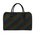 Reiki And The Seven Chakras Print Leather Duffel Bag