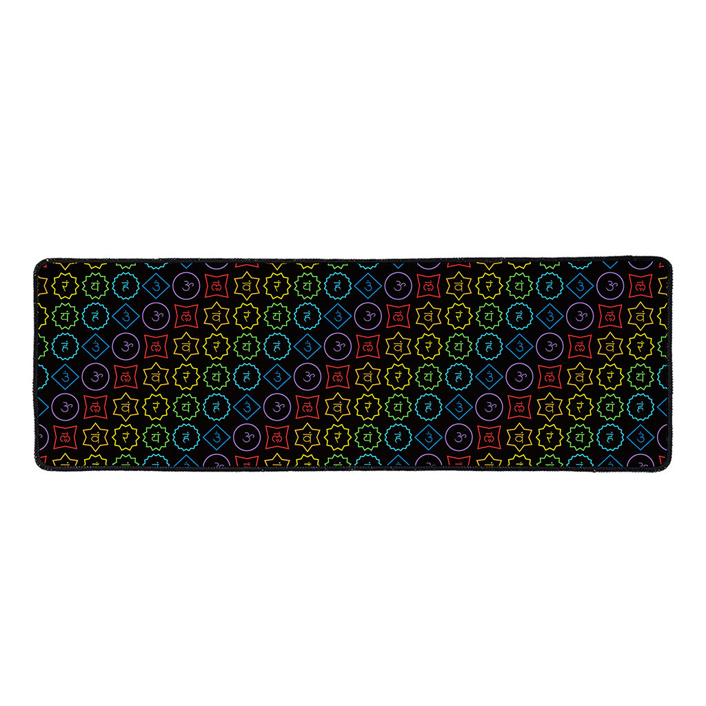Reiki And The Seven Chakras Print Long Kitchen Mat