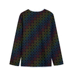 Reiki And The Seven Chakras Print Long Sleeve Short Coat