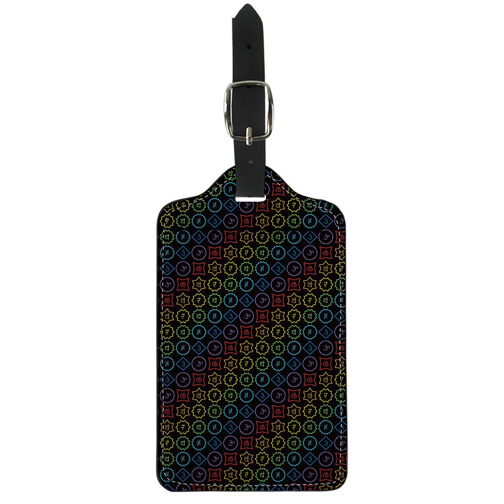Reiki And The Seven Chakras Print Luggage Tag