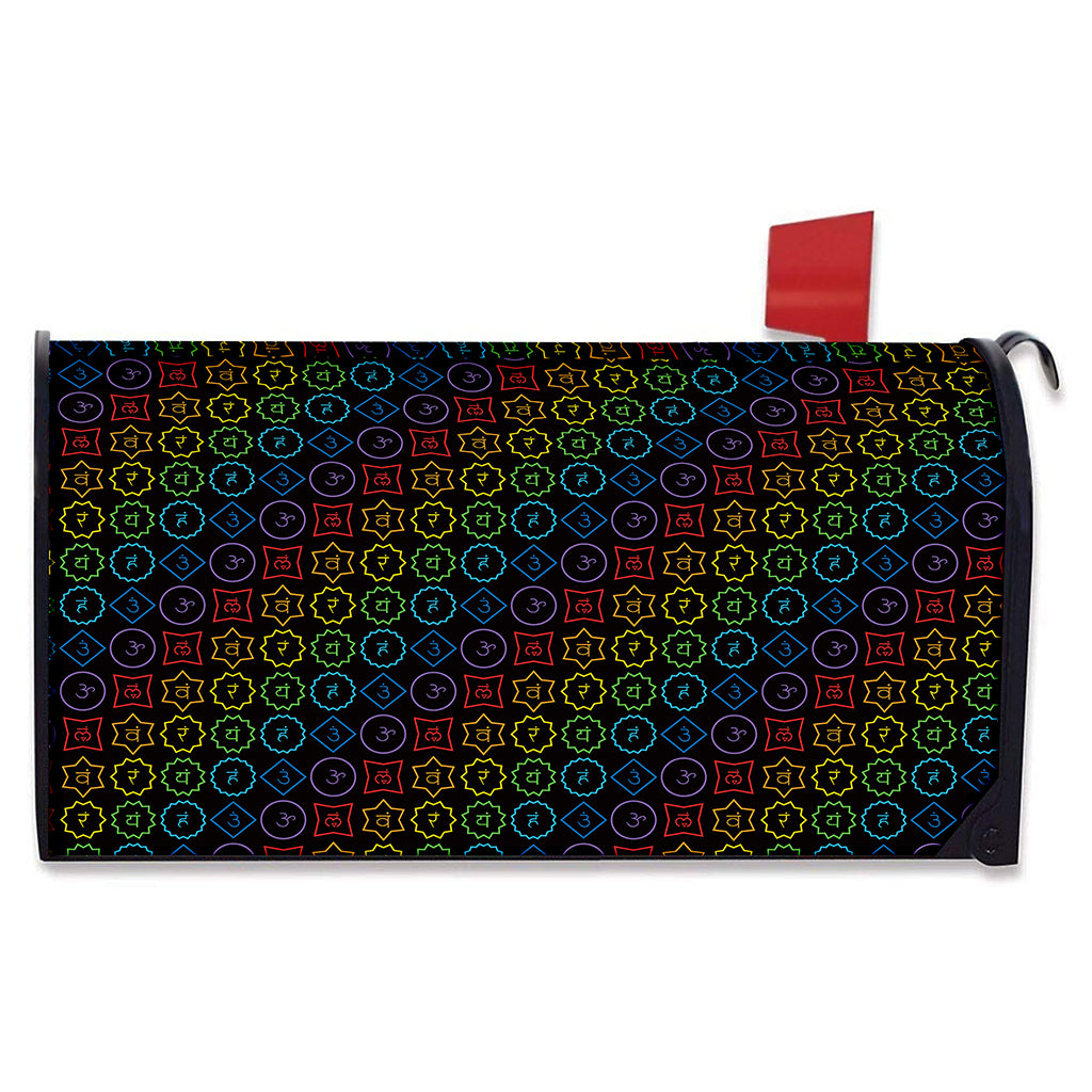 Reiki And The Seven Chakras Print Mailbox Cover