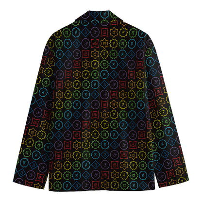 Reiki And The Seven Chakras Print Men's Blazer