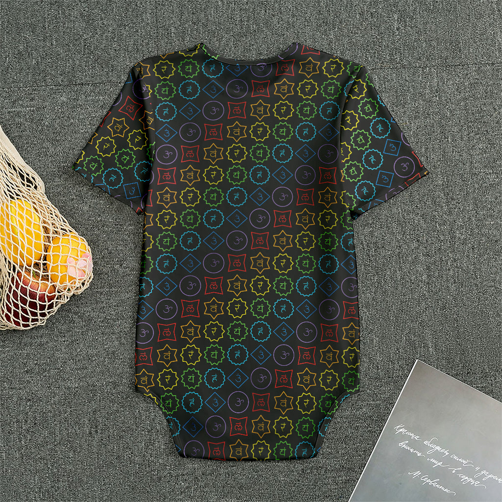 Reiki And The Seven Chakras Print Men's Bodysuit