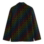 Reiki And The Seven Chakras Print Men's Cotton Blazer