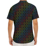Reiki And The Seven Chakras Print Men's Deep V-Neck Shirt