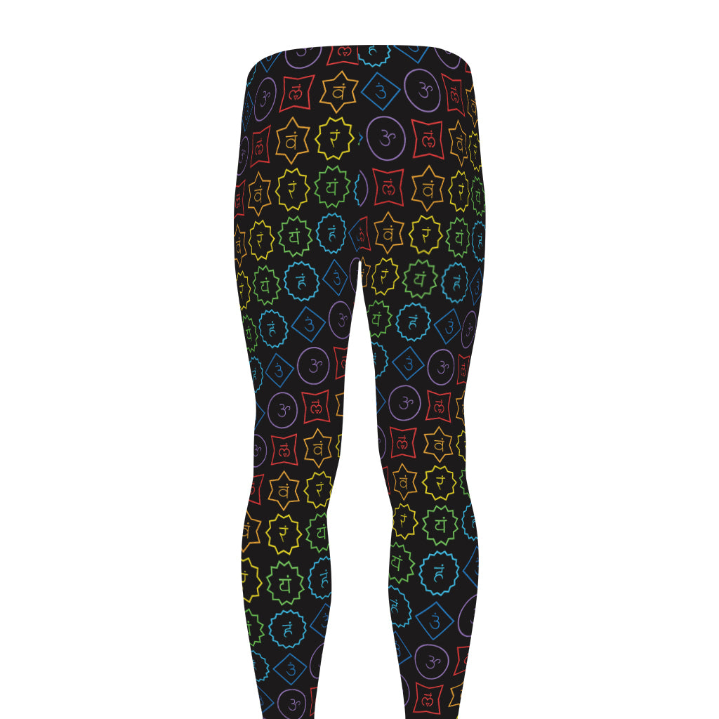 Reiki And The Seven Chakras Print Men's leggings