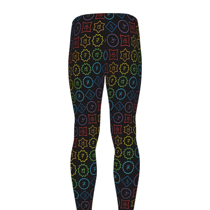 Reiki And The Seven Chakras Print Men's leggings