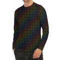 Reiki And The Seven Chakras Print Men's Long Sleeve Rash Guard