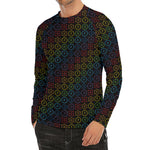 Reiki And The Seven Chakras Print Men's Long Sleeve Rash Guard