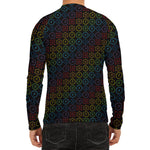 Reiki And The Seven Chakras Print Men's Long Sleeve Rash Guard