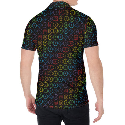 Reiki And The Seven Chakras Print Men's Shirt