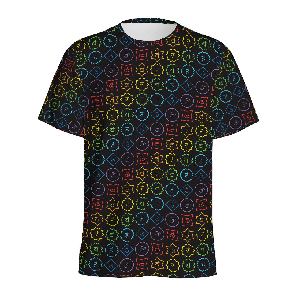 Reiki And The Seven Chakras Print Men's Sports T-Shirt