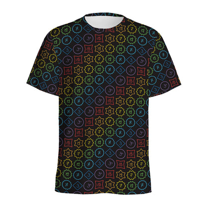 Reiki And The Seven Chakras Print Men's Sports T-Shirt
