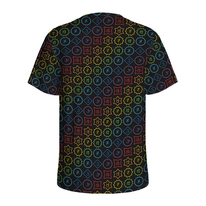 Reiki And The Seven Chakras Print Men's Sports T-Shirt