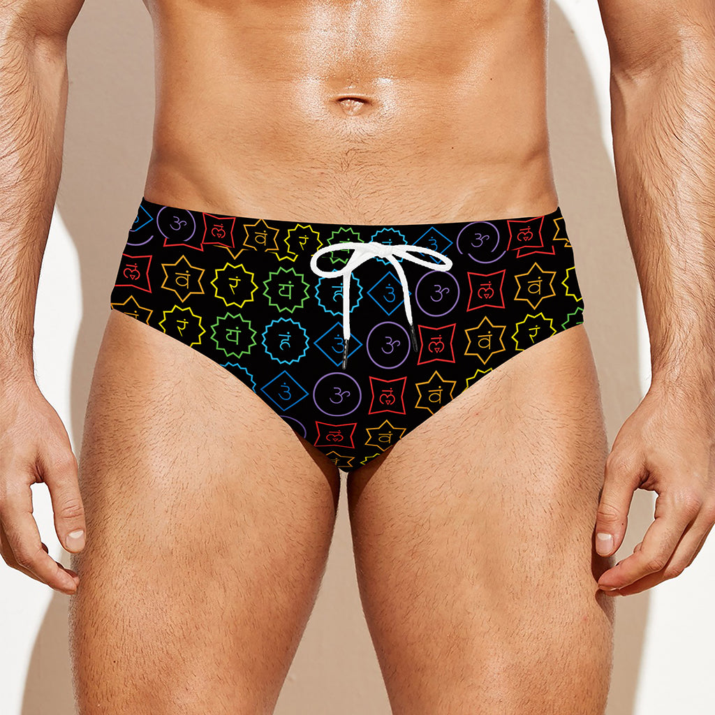 Reiki And The Seven Chakras Print Men's Swim Briefs