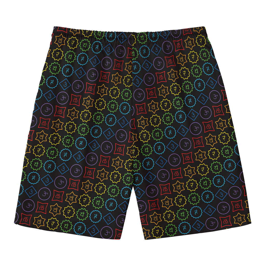 Reiki And The Seven Chakras Print Men's Swim Trunks