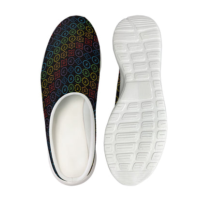 Reiki And The Seven Chakras Print Mesh Casual Shoes