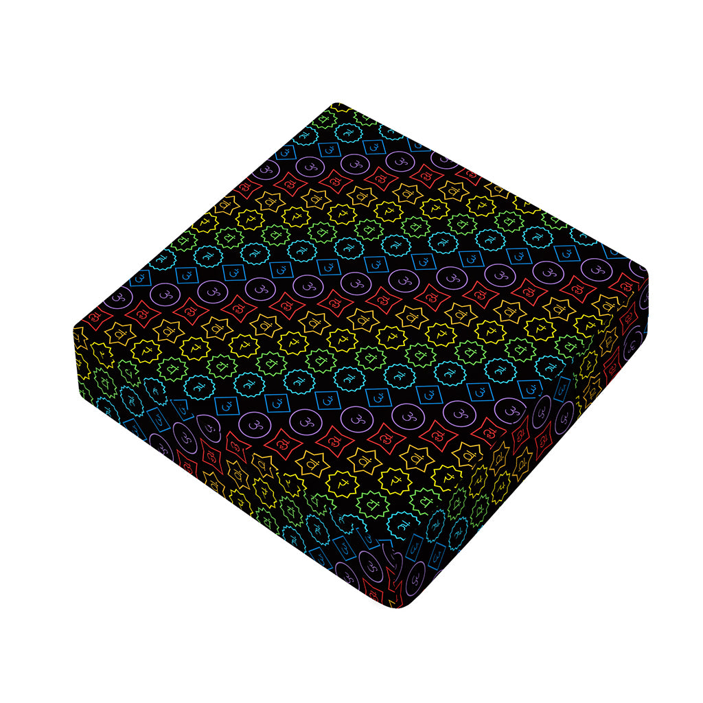 Reiki And The Seven Chakras Print Outdoor Seat Cushion Cover
