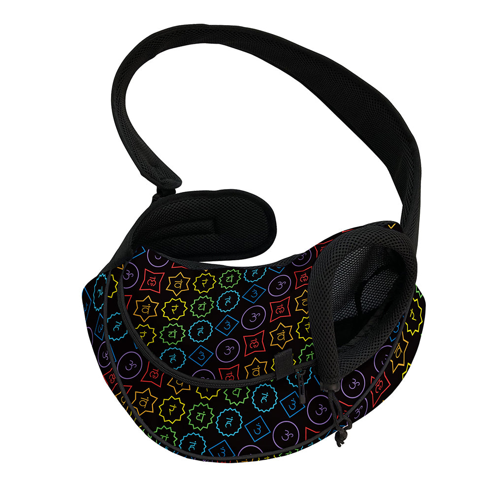 Reiki And The Seven Chakras Print Pet Sling Carrier